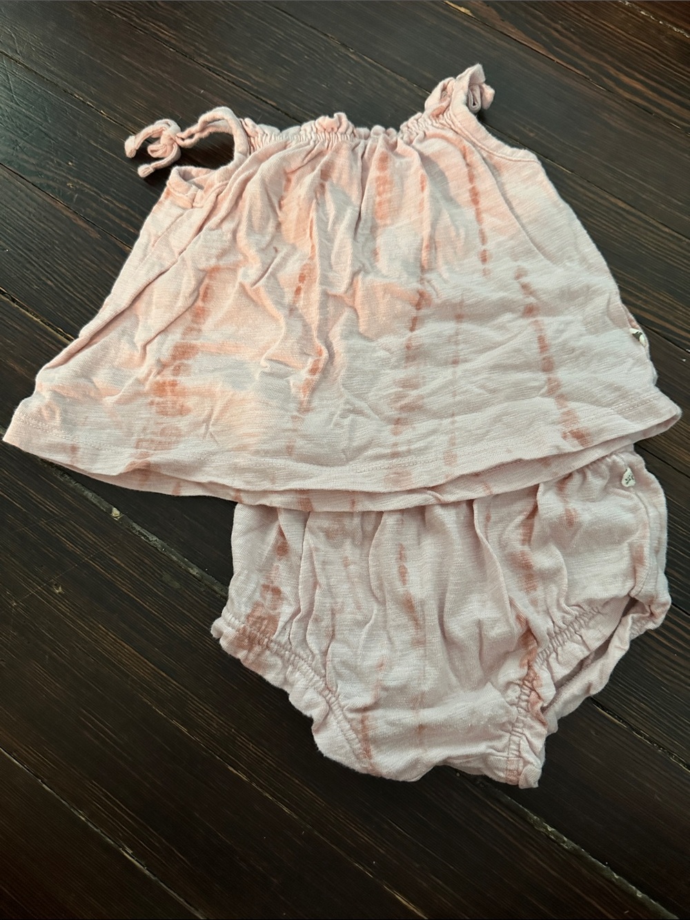 GAP Pink Tie-Dye Cotton Kids Matching Set